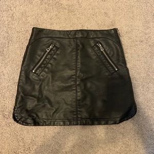 Urban Outfitters Silence and Noise Faux Leather Mini Skirt